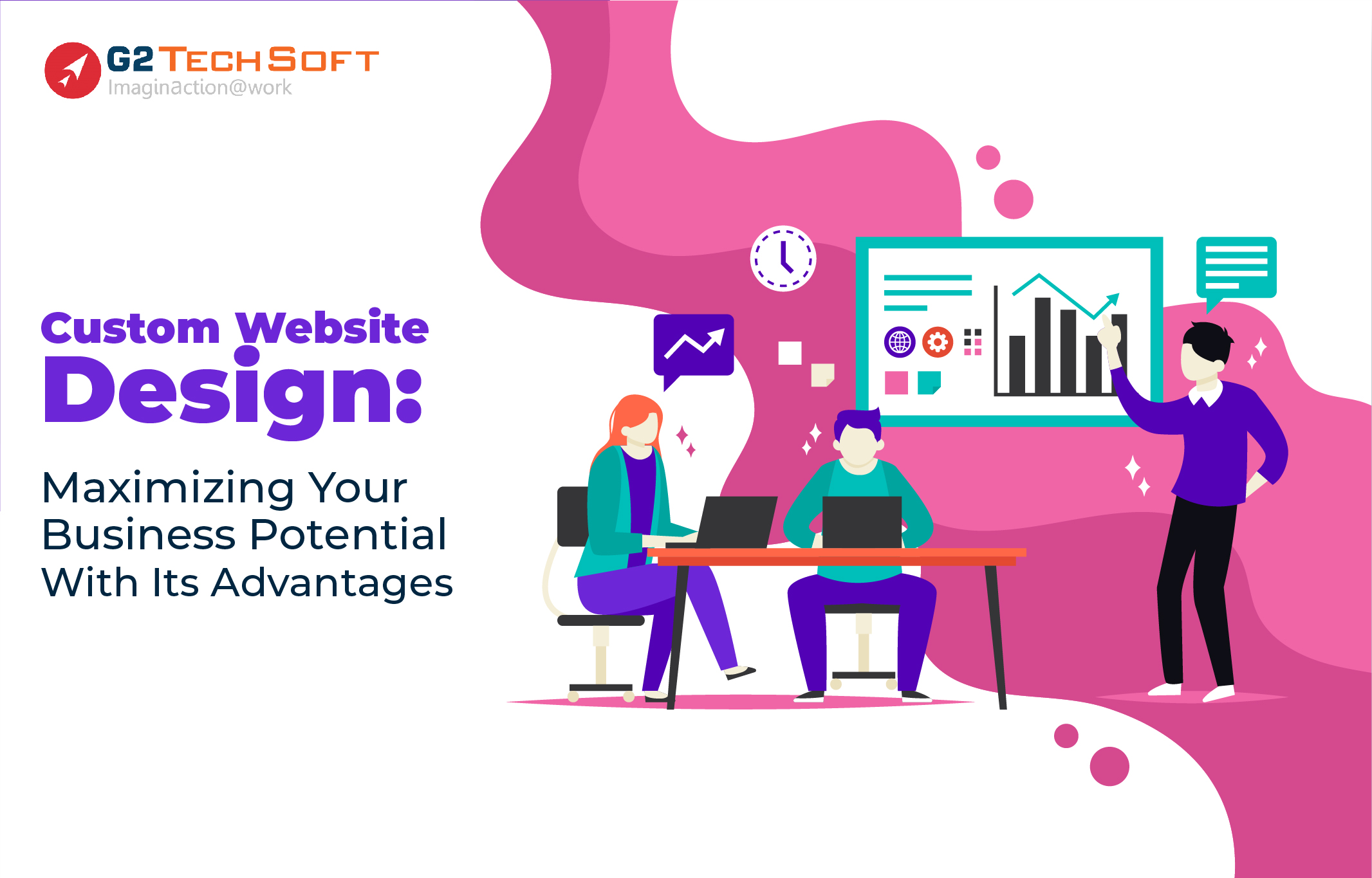 Business growth through custom website design